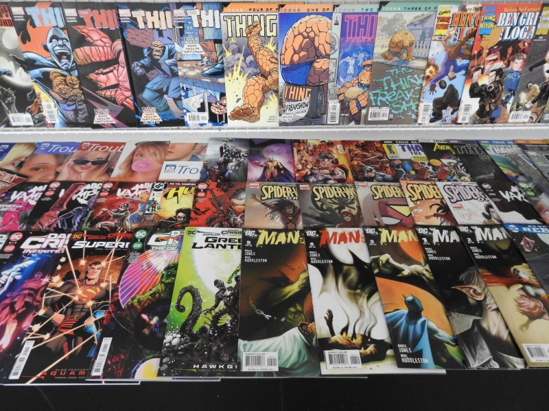 Huge Lot of 200+ Comics W/ Thor, Batman, The Thing! Avg. VF Condition!