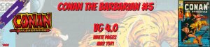 Conan the Barbarian 5 VG 4.0 Marvel 1971