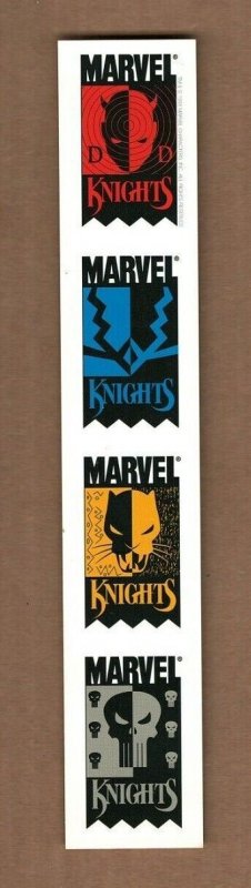 Marvel Knights 1998 Bookmark Punisher Daredevil Inhumans Black Panther
