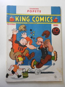 King Comics #20 (1937) VG Condition outline on fc