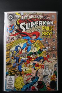 Adventures of Superman #489 Newsstand Edition (1992)