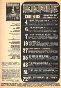 EERIE #60 (Sept'74) 8.0 VF   WARREN magazine • Wrightson! Corben! Wally Wood!