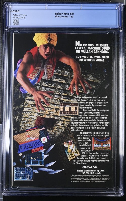 Spider-Man #30 (1/93) Graded CGC 9.8