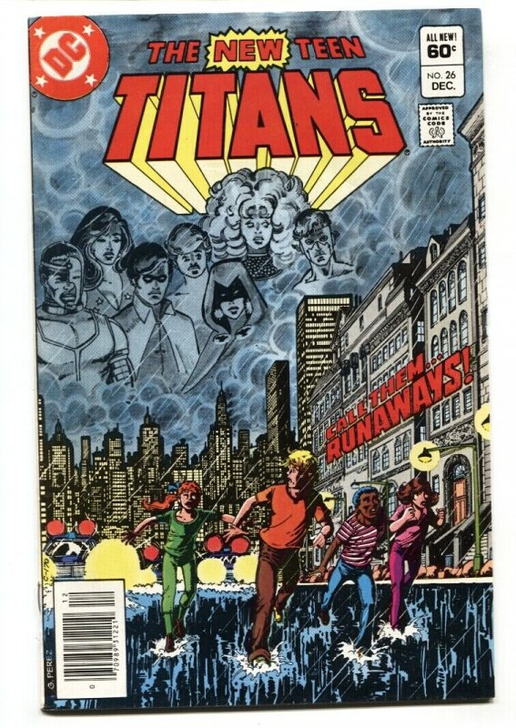 The New Teen Titans #26  1st appearance of TERRA 1982 George Perez nm-