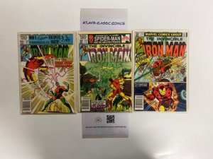 3 Iron Man Marvel Comic Books # 151 153 154 Thor Avengers Spiderman 65 SM5