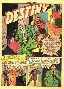 POLICE COMICS #28 (Mar1944) 4.0 VG   Cole's PLASTIC MAN! Eisner's S...