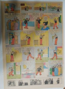 (38) Bungle Family Sunday Pages by HJ Tuthill 1936 Full Pages ! 15 x 22 inches