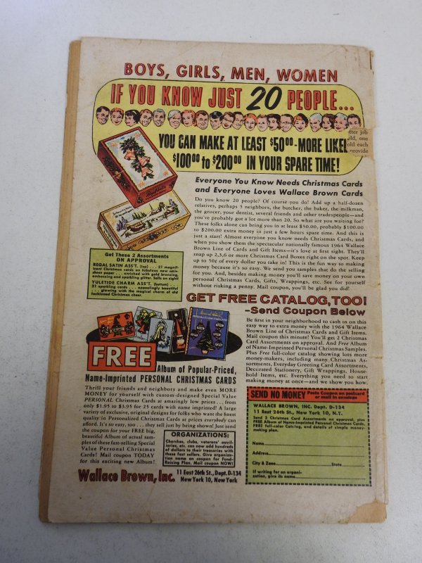 Strange Tales #124 (1964) FR/GD Condition 3 in cumulative spine split