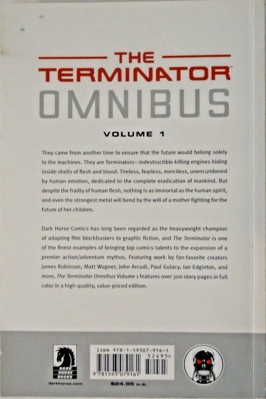 Terminator Omnibus 1fn (2008, Dark Horse, 1st Edition)