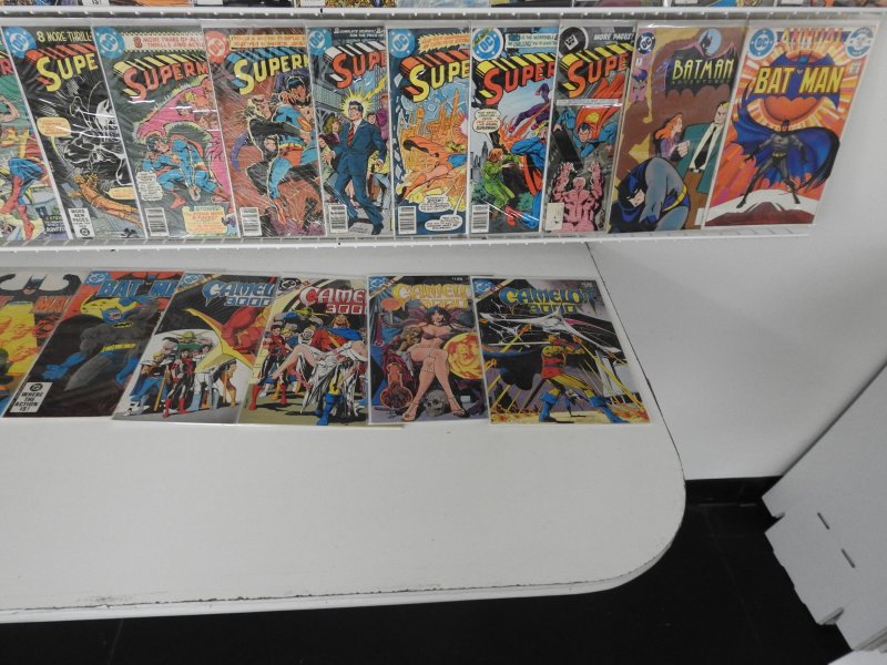 Huge Lot of 130+ Comics W/ Action Comics, Batman, Superman Avg. VF- Condition!
