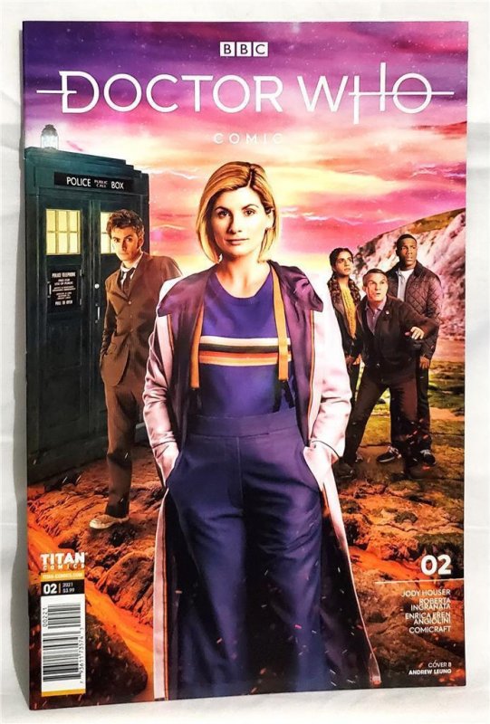 DOCTOR WHO Comic #1 - 4 Andrew Leung PHOTO Variant Cover B (Titan, 2020) 793611735743