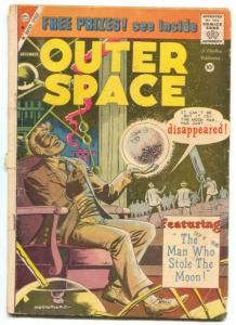 Outer Space #25 1959- Man Who Stole the Moon- Charlton F/G