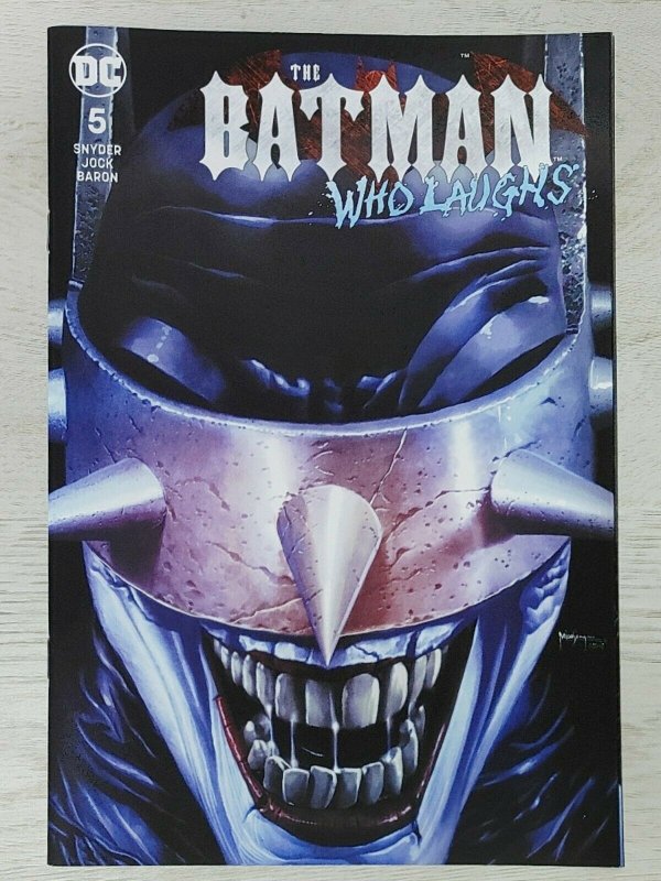 Batman Who Laughs #5 Mico Suayan Exclusive Trade Dress Variant Cover