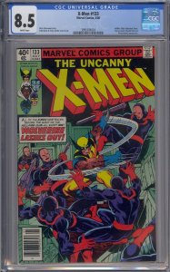 X-MEN #133 CGC 8.5 HELLFIRE CLUB WHITE PAGES 