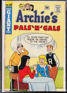 Archie's Pals 'N' Gals #20 (1962) Archie