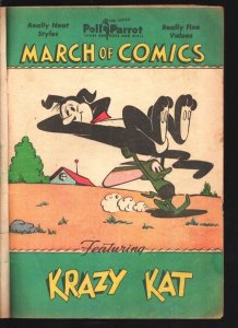 March Of Comics #72 1952-Krazy Kat & Ignatz Mouse-Rare Poll-Parrot's Shoe Sto...