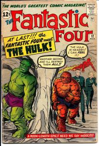 Fantastic Four #12 - Silver Age -  March 1963 (Good+)