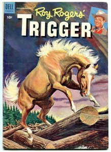 Roy Roger's Trigger #15 1955- Dell Golden Age Western FN-