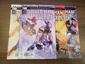 Spider-Man Wolverine (Marvel 2003) #1,2,3,4 SET | Brett Matthews Vatche Mavlian