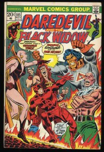 Daredevil #105 VG/FN 5.0 Origin of Moondragon! Thanos Appearance!