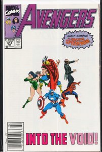 The Avengers #314 Newsstand Edition (1990) The Avengers