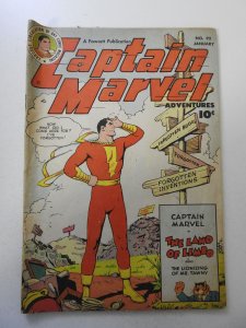 Captain Marvel Adventures #92 (1949) VG Condition stamp fc