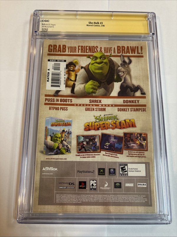 She-Hulk (2006) # 3 (CGC 9.8 SS) Signed Greg Horn