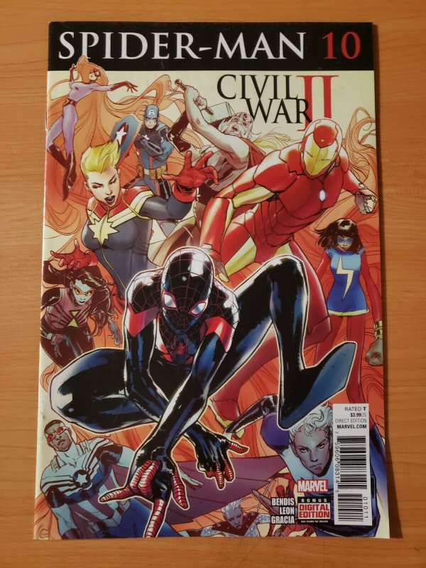 Spider-Man #10 Civil War II ~ NEAR MINT NM ~ 2017 Marvel Comics