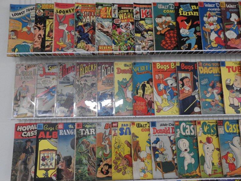 Huge Lot of Gold/Bronze/Silver Age Comics W/ Superman, Casper and more!