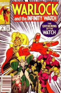 Warlock and the Infinity Watch #2 (Newsstand) VF ; Marvel | Jim Starlin