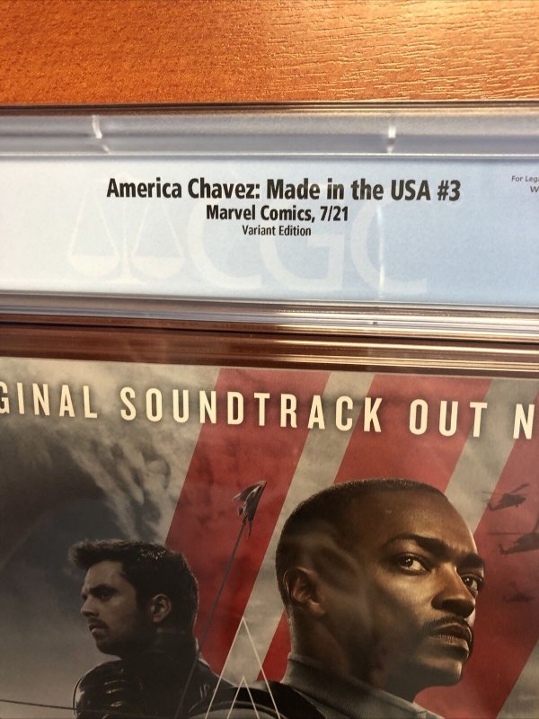 America Chavez: Made In The Usa (2021) # 3 (CGC 9.6 WP) Variant Ed