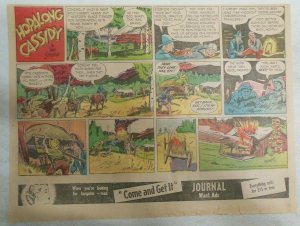 Hopalong Cassidy Sunday Page by Dan Spiegle from 7/2/1951 Size: 11 x 15 inches