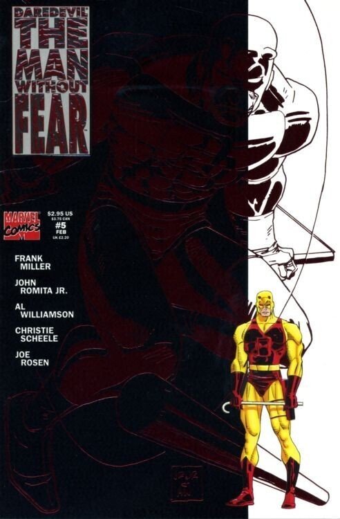 Daredevil: the Man Without Fear #1-5 COMPLETE RUN (Marvel Comics 1993)