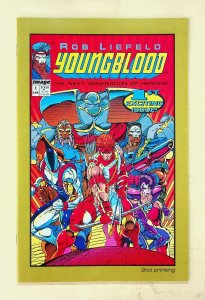 Youngblood #1 Image Comics Rob Liefeld 2nd Printing Modern Age