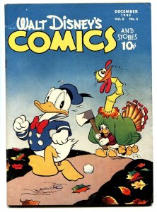 Walt Disney's Comics And Stories #63-1945-DONALD DUCK-Thanksgiving-Comic Book