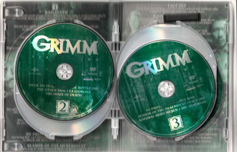 Grimm Season 2 DVD Series by Buffy and Angel Co-producer