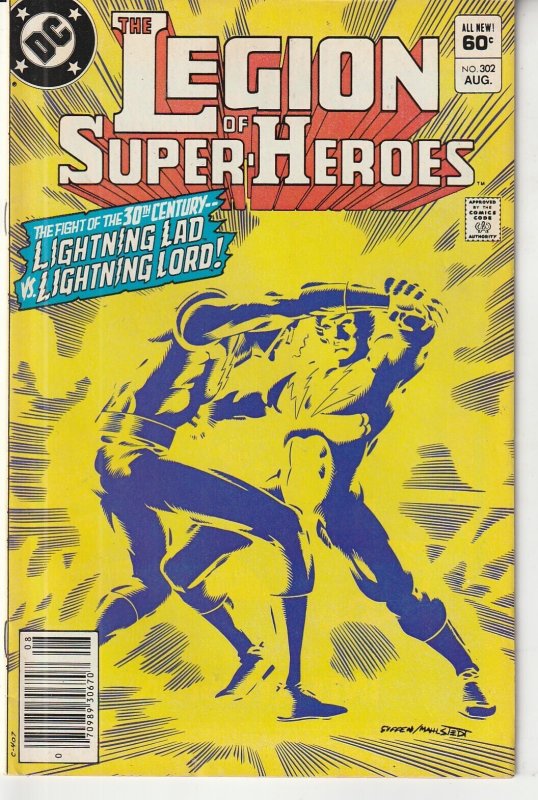 Legion of Super Heroes(vol. 3) # 302  My Brother, My Enemy !