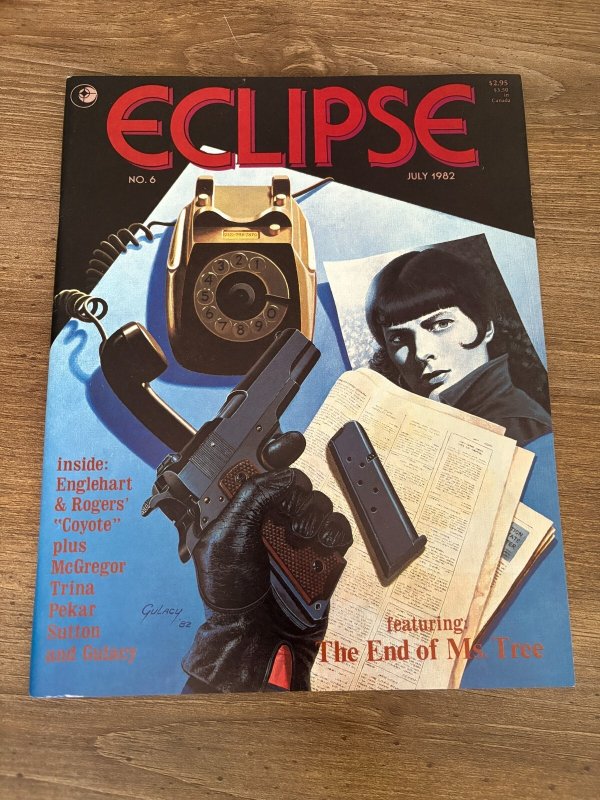 Eclipse # 6 VF July 1982 Comic Book Magazine Gulacy Cover Art 4 J343