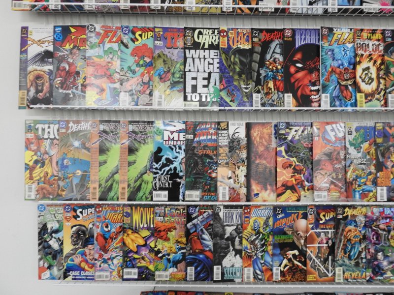 Huge Lot 210+ Comics W/ Batman, Superman, X-Men, +More! Avg FN Condition!