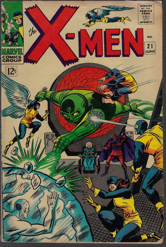 X-men #21 (Marvel, 1966) VG/F