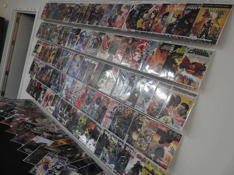 Huge Lot of 150+ Comics W/ Action Comics, Spiderman, Batman! Avg. VF+ Condition!