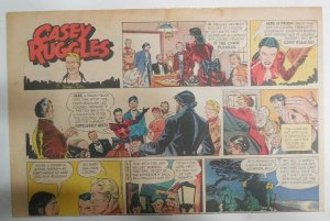 Casey Ruggles Sunday  by Warren Tufts from 7/2/1950 Half Tabloid Page Size!