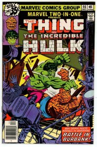 Marvel Two In One #46 VFNM 9.0 Marvel 1978 Bronze Age Hulk Thing MASH