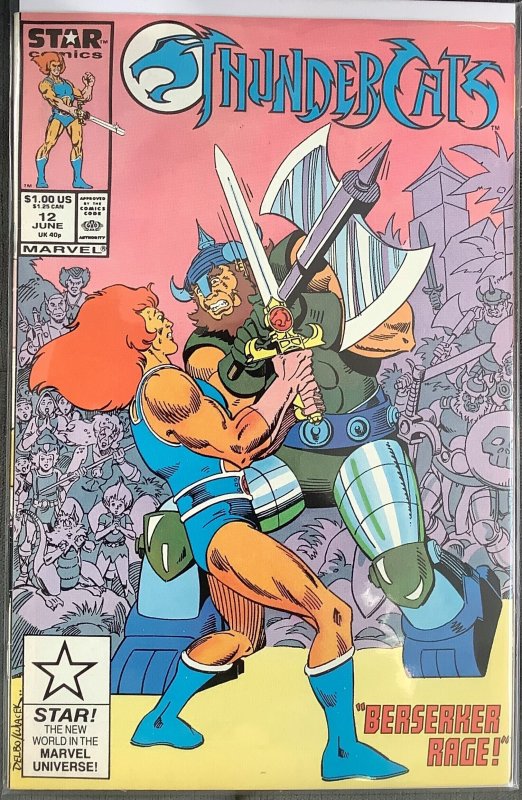 Thundercats #12 (1987, Marvel) VF/NM