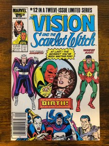 The Vision and the Scarlet Witch #12 Newsstand Edition (1986)
