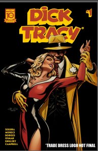 DICK TRACY #1  C2E2 EXCLUSIVE KARYCH VARIANT TRADE DRESS (RAW)/FOIL (VIRGIN) SET