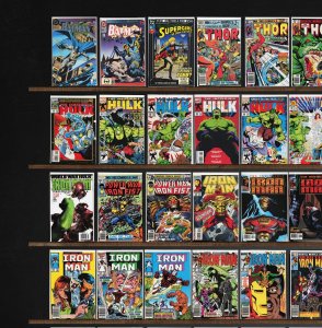 Huge Lot 150+ Comics with Iron Man, Thor, The Incredible Hulk & More!