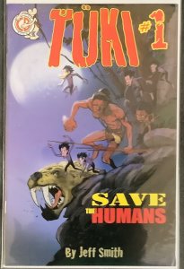 Tuki Save the Humans #1 (2014, Cartoon Books) By Jeff Smith.  NM-