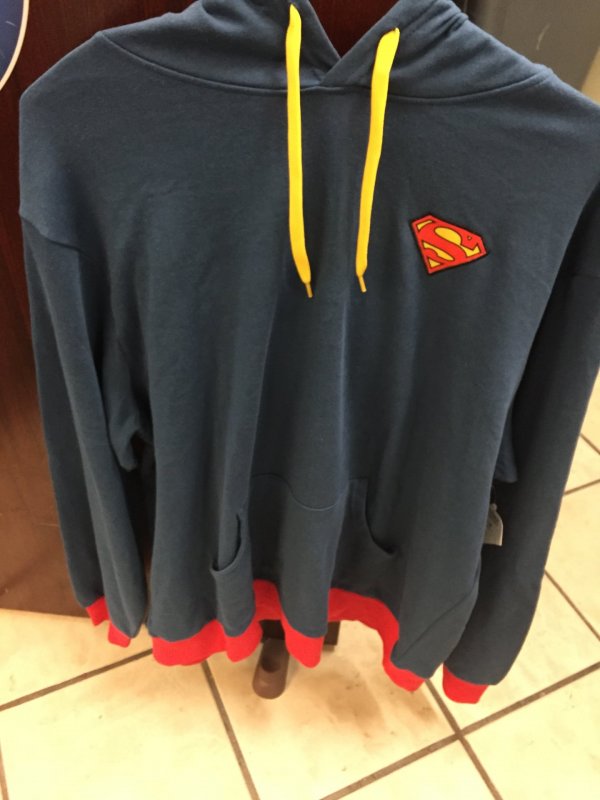 Superman Fortress of Solitude Hoodie 2XL