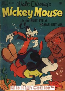 MICKEY MOUSE (1941 Series)  (DELL) #1 FC #343 Very Good Comics Book